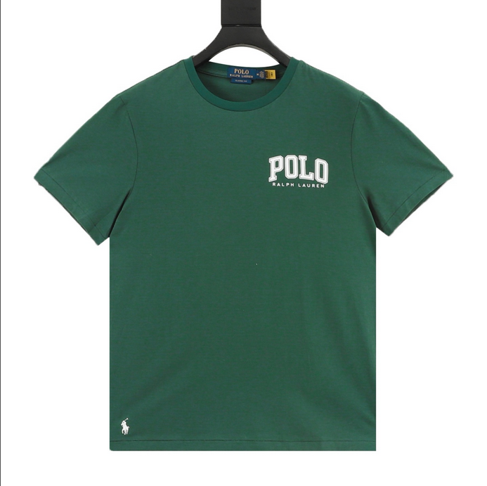 Ralph Lauren Classic Fit Letter Print Cotton Tshirt