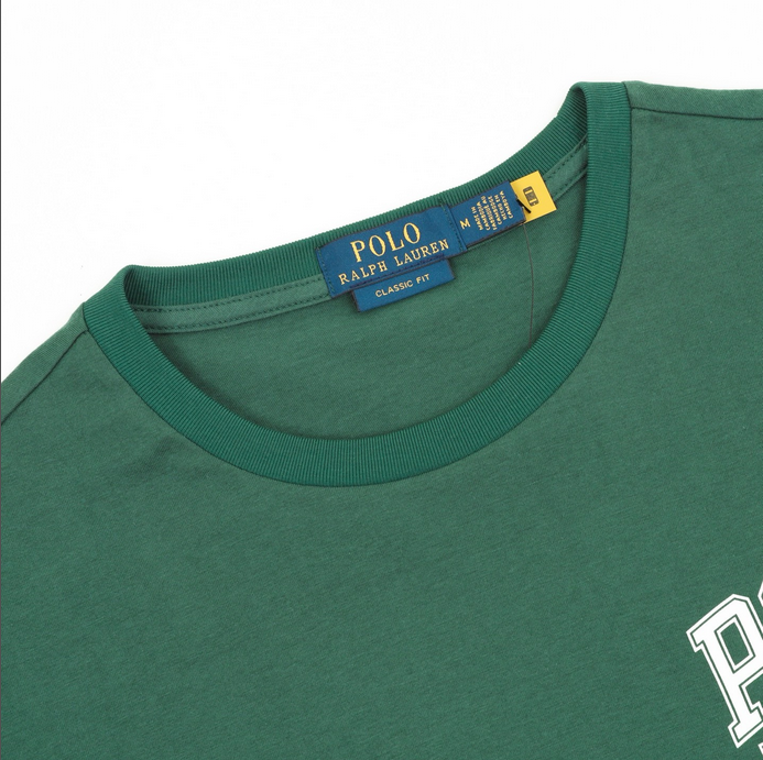 Ralph Lauren Classic Fit Letter Print Cotton Tshirt