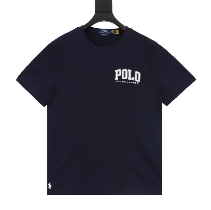 Ralph Lauren Classic Fit Letter Print Cotton Tshirt