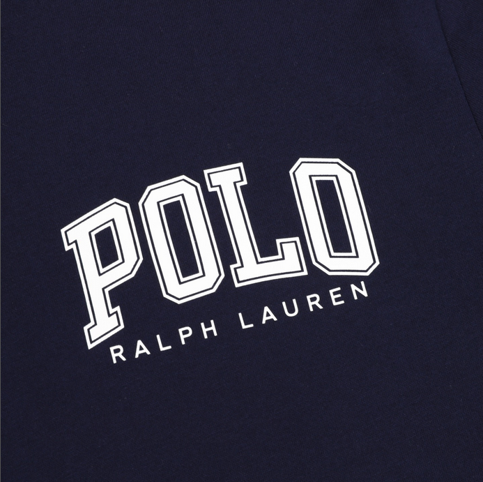 Ralph Lauren Classic Fit Letter Print Cotton Tshirt
