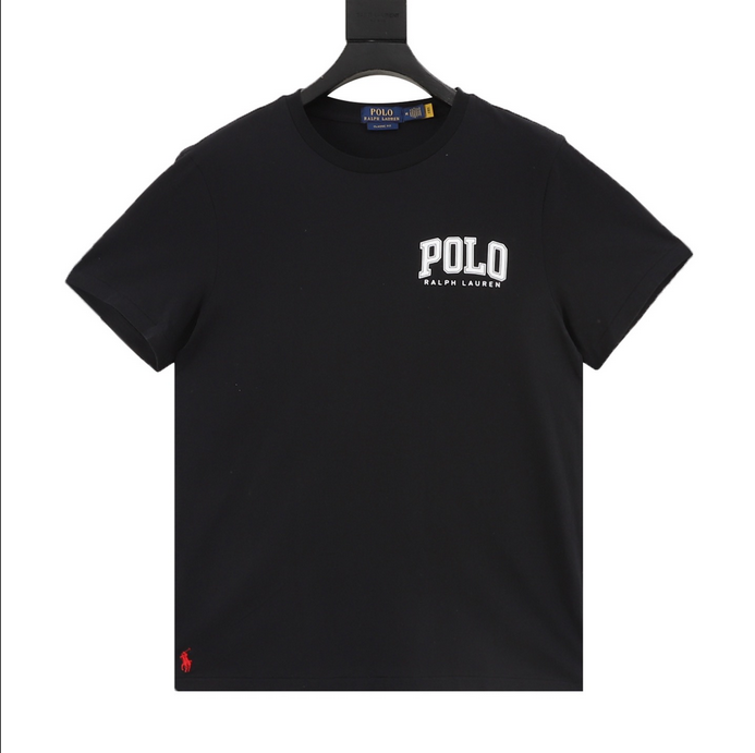 Ralph Lauren Classic Fit Letter Print Cotton Tshirt