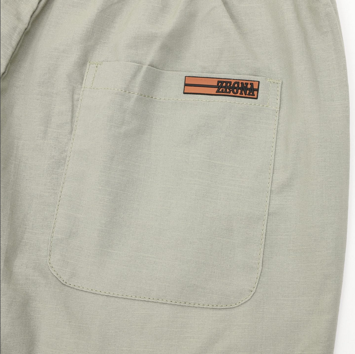 Zegna Cool Cotton Men's Spring Summer Leg Pants
