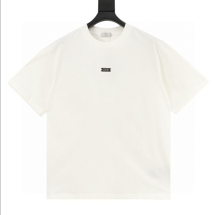 Dior Relax Fit Tshirt with Metal Logo on the Chest