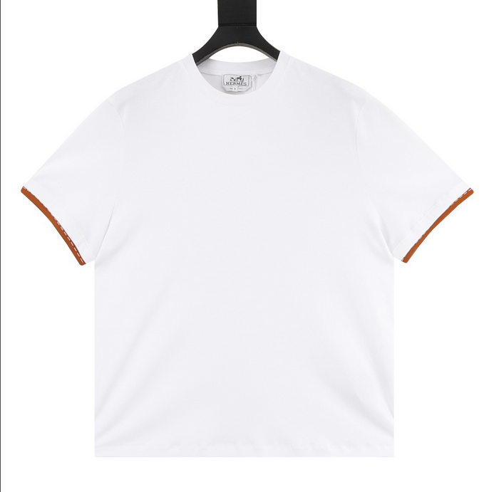 Hermes Crew Neck Basic Tshirt