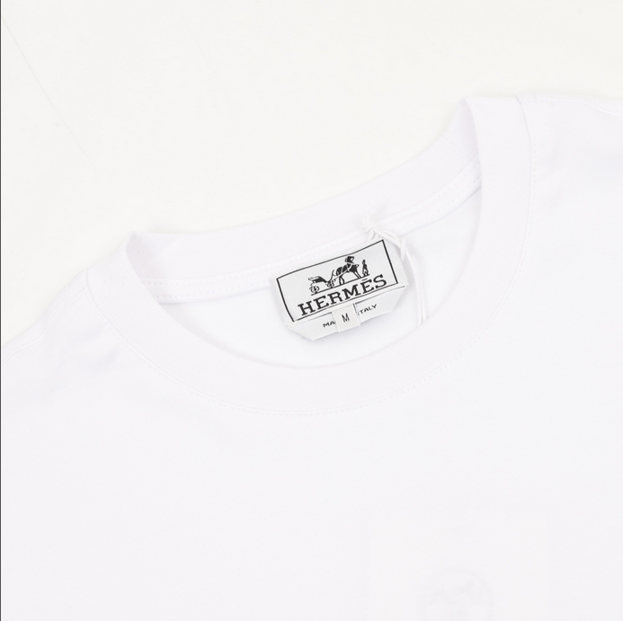Hermes Crew Neck Basic Tshirt