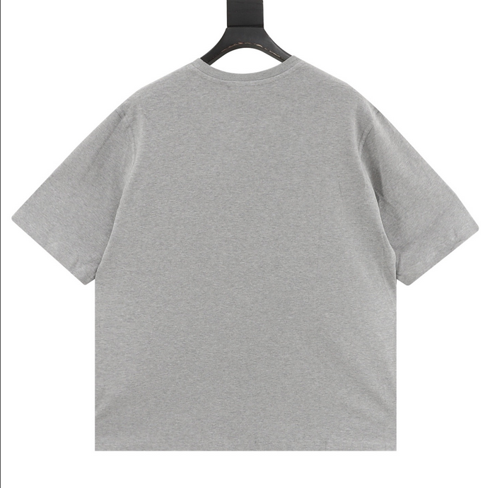 Hermes H Cheval Tshirt with Leather Detail