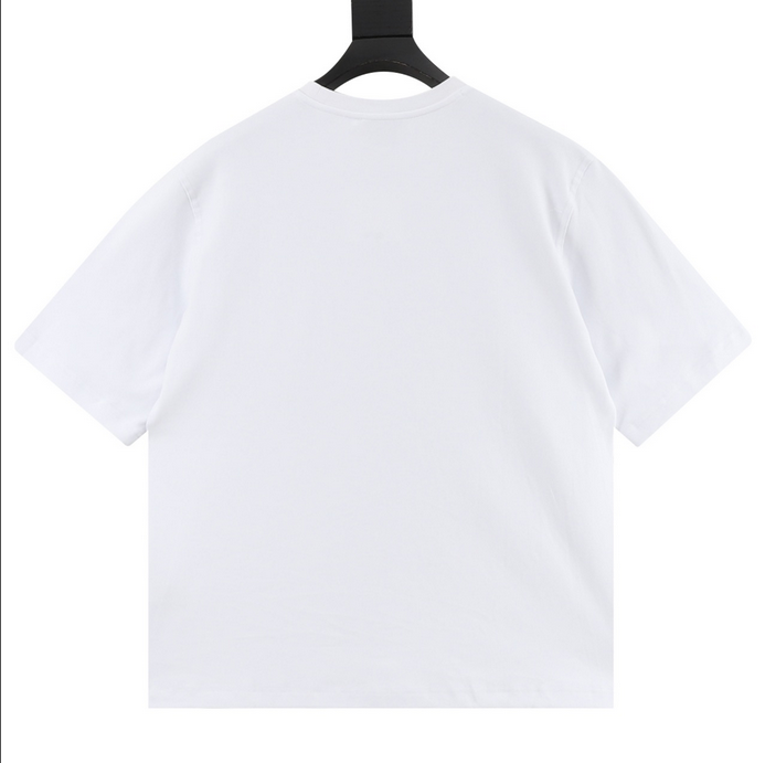 Hermes H Cheval Tshirt with Leather Detail