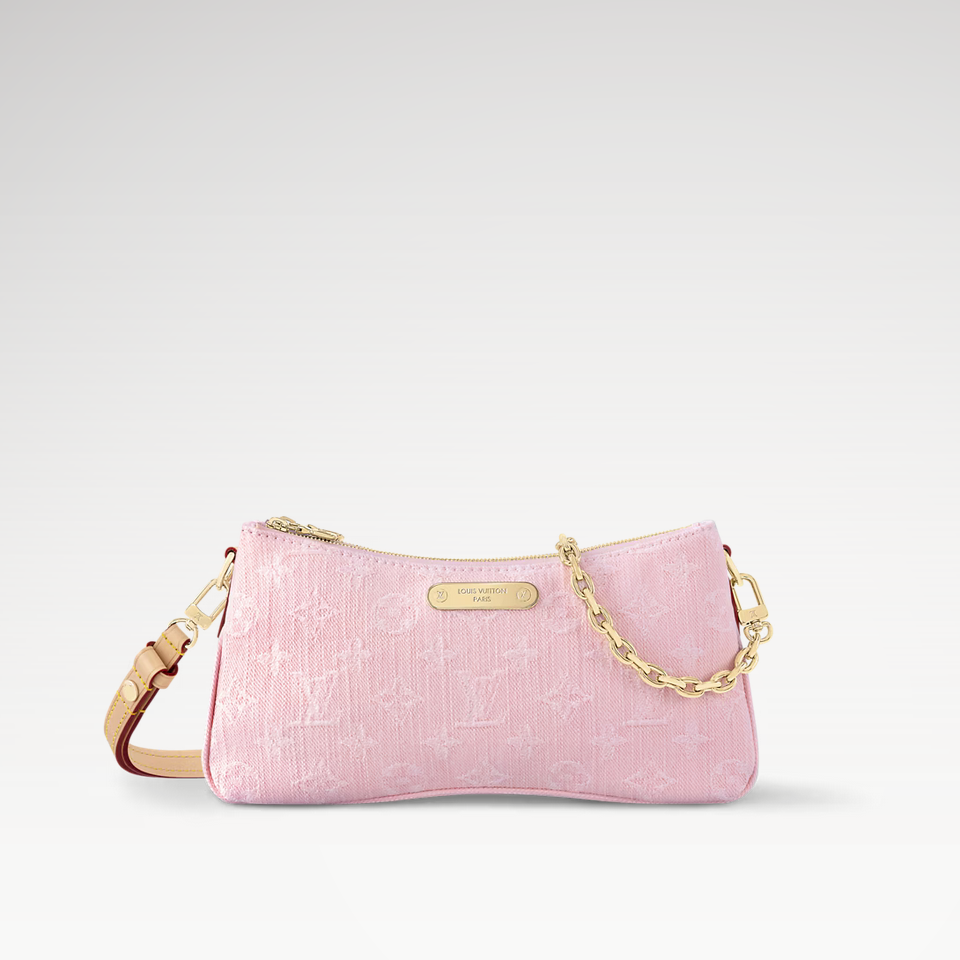 Louis Vuitton Liv Elegant Designer Pochette Bag