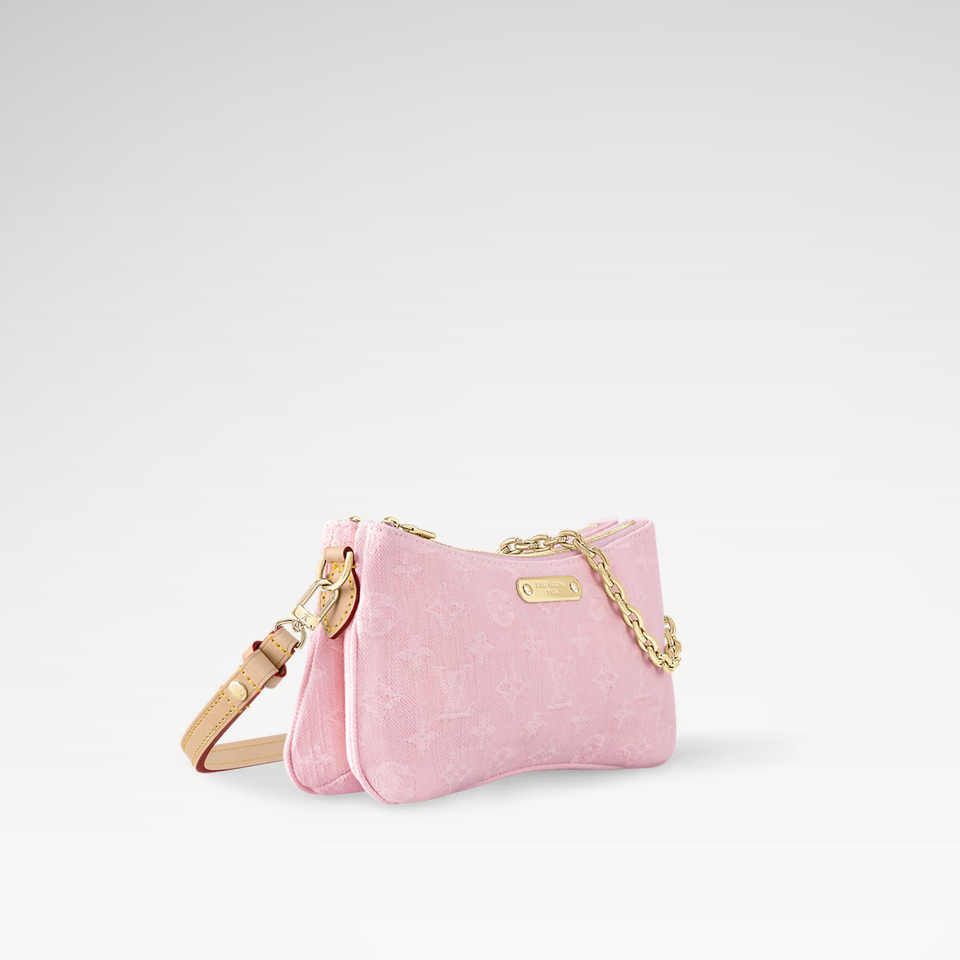 Louis Vuitton Liv Elegant Designer Pochette Bag