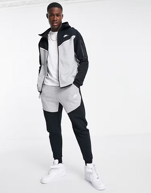 Nike Sportswear Tech Fleece Hoodie & Joggers Set Grey/Black
