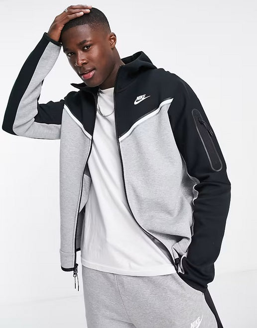 Nike Sportswear Tech Fleece Hoodie & Joggers Set Grey/Black