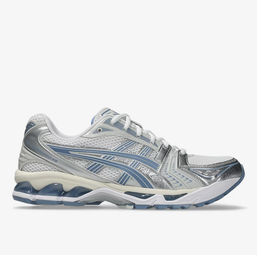 Asics Gel Kayano 14 Unisex Sneaker Weiß Hellblau