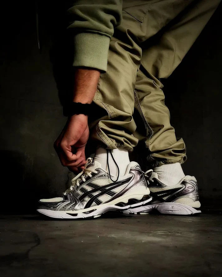 Asics Gel Kayano 14 Unisex White Midnight Sneaker