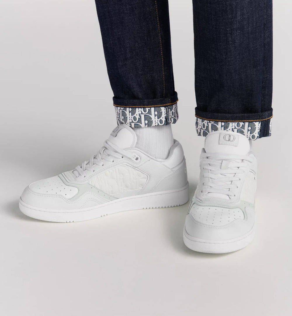 Dior B27 Uptown Low Top Leder Sneaker White at Volonka.