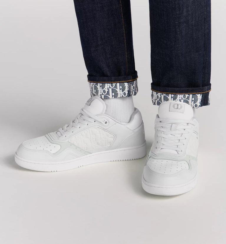 Dior B27 Uptown Low Top Leder Sneaker White at Volonka.