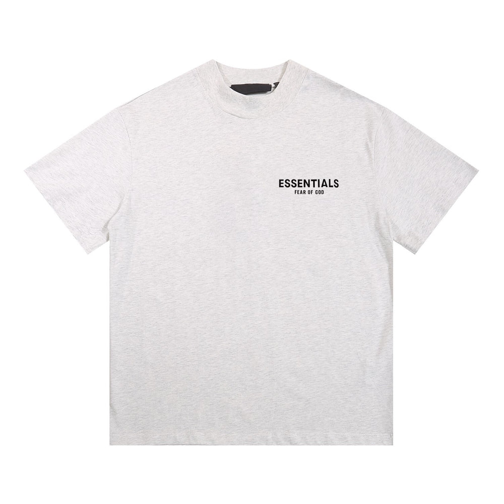 FEAR OF GOD ESSENTIALS Tshirt with Logo in white color featuring minimalist design and modern styling.