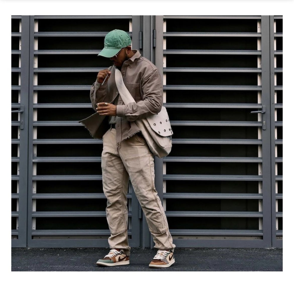 Nike Air Jordan 1 Low OG Zion Voodoo side view showcasing the unique color combination and design elements at Volonka