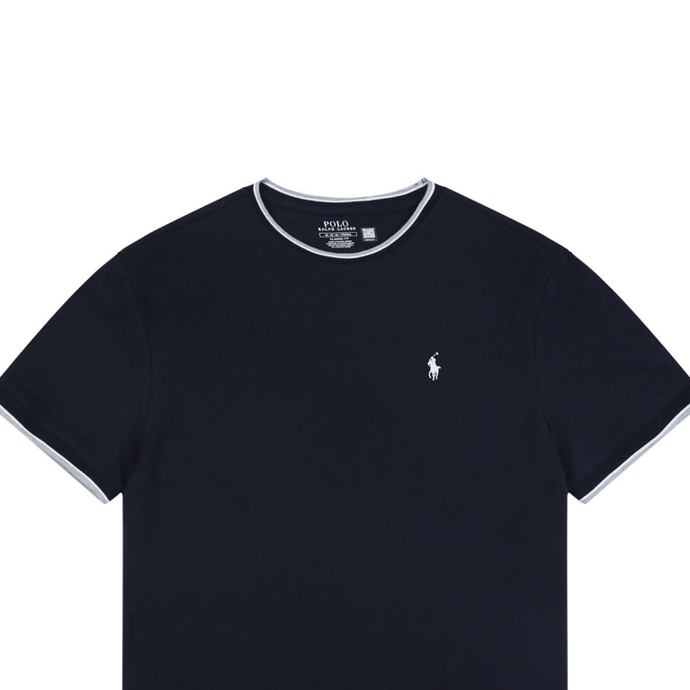 RALPH LAUREN Pony Collar Stretch Mesh Tshirt