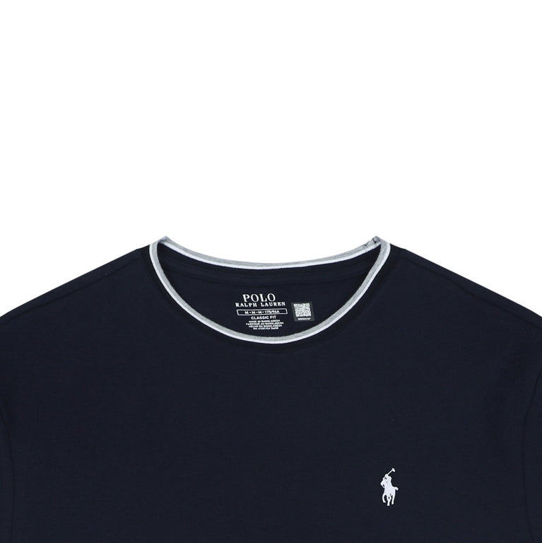 RALPH LAUREN Pony Collar Stretch Mesh Tshirt
