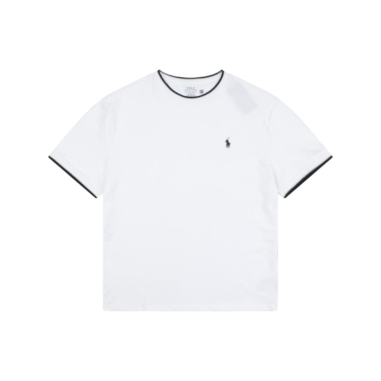 RALPH LAUREN Pony Collar Stretch Mesh Tshirt