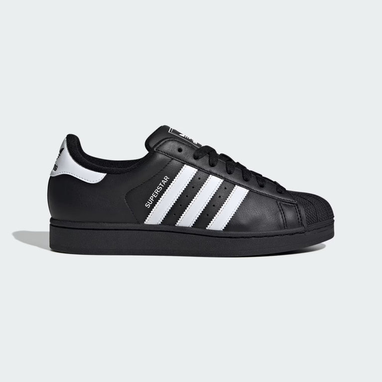 Adidas Superstar II Sneaker Black side view showcasing classic black and white design at Volonka.
