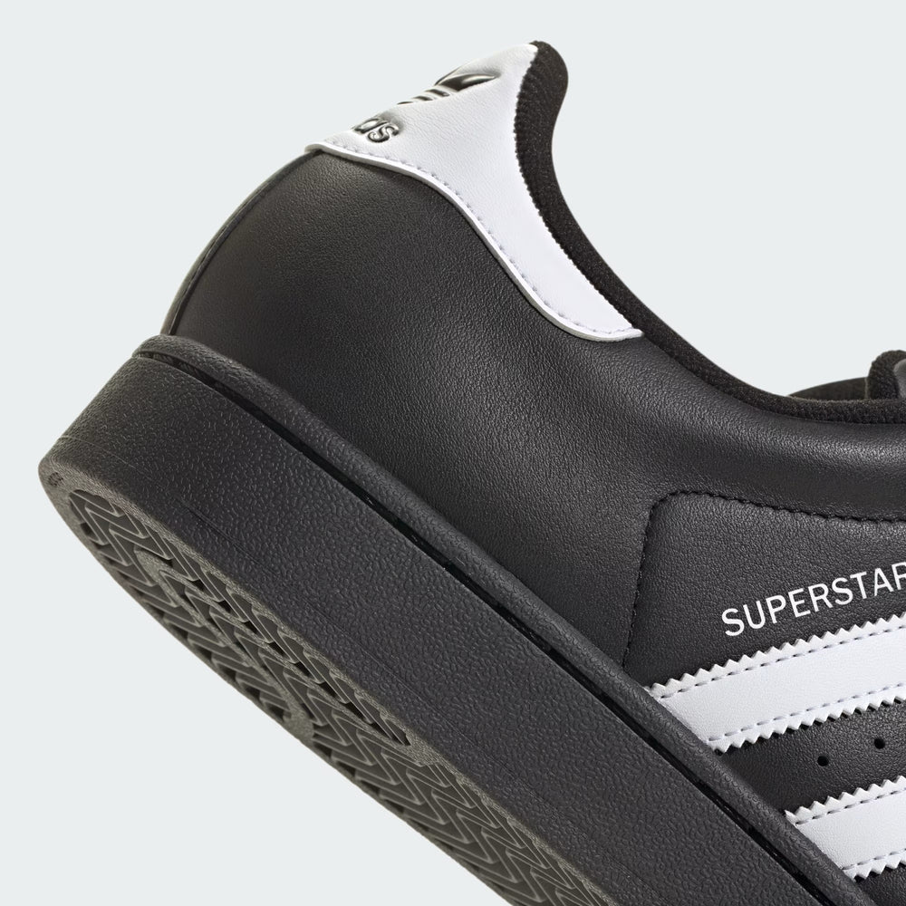 Adidas Superstar II Sneaker Black side view showcasing classic black and white design at Volonka.