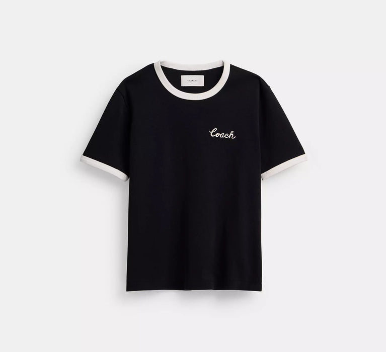Atmungsaktives Damen-T-Shirt von Coach – ein Must-have!