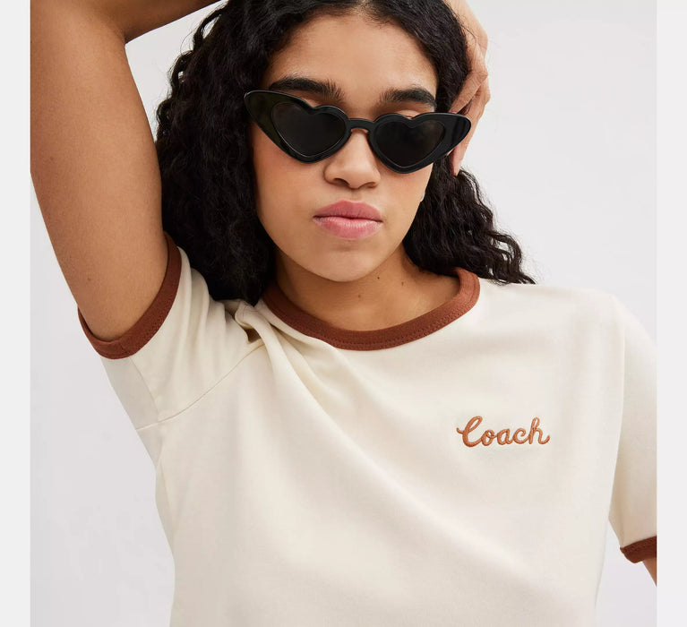 Atmungsaktives Damen-T-Shirt von Coach – ein Must-have!