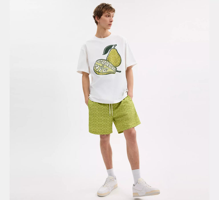 Coach Niedliches Bio-Baumwoll-Birnen-T-Shirt