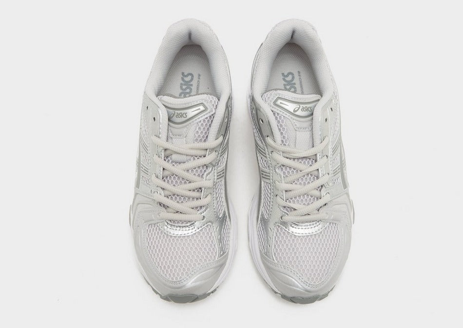 Pair of unisex Asics white running shoes