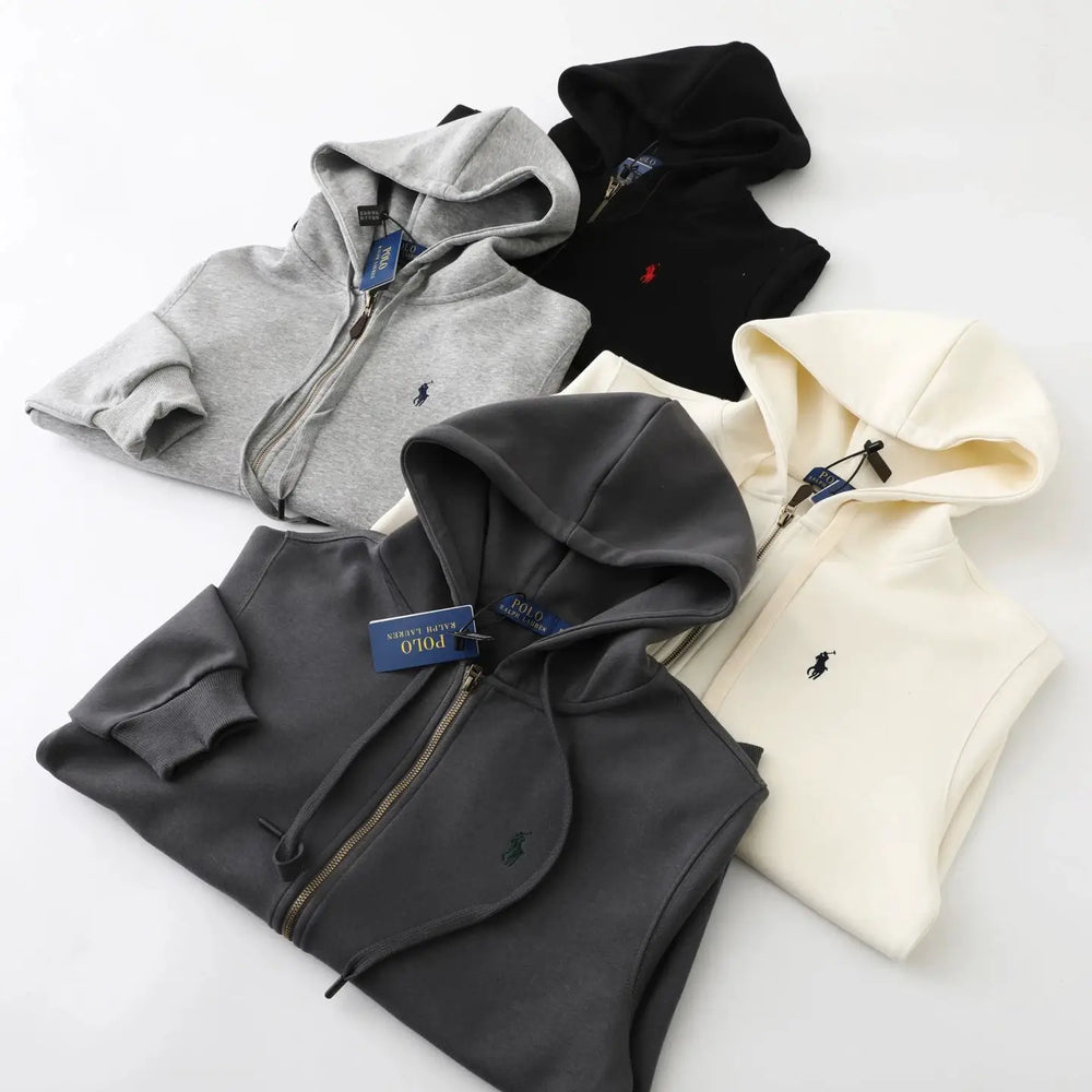 Ralph Lauren Unisex-Kapuzenjacke mit Reißverschluss