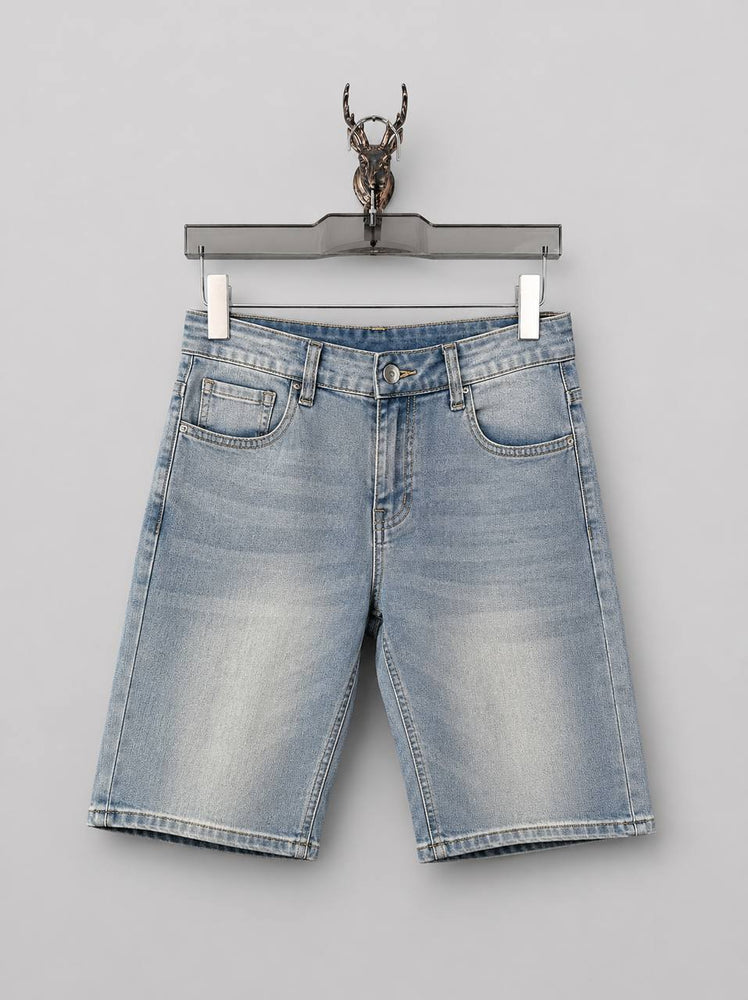 Prada Light Blue Denim Shorts