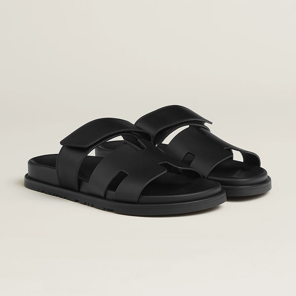 Hermes Men's Chypre Luxury Leather Sandals