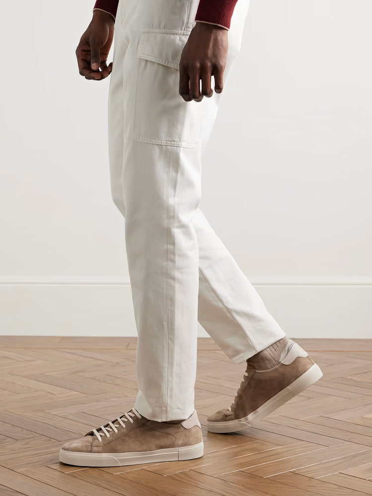 Brunello Cucinelli Vulky Suede Luxury Designer Sneakers at Volonka