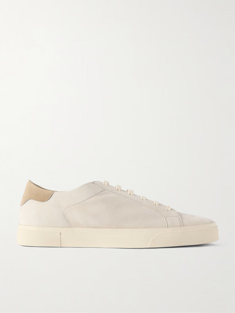 Brunello Cucinelli Milky Vulky Suede Luxury Designer Sneakers at Volonka