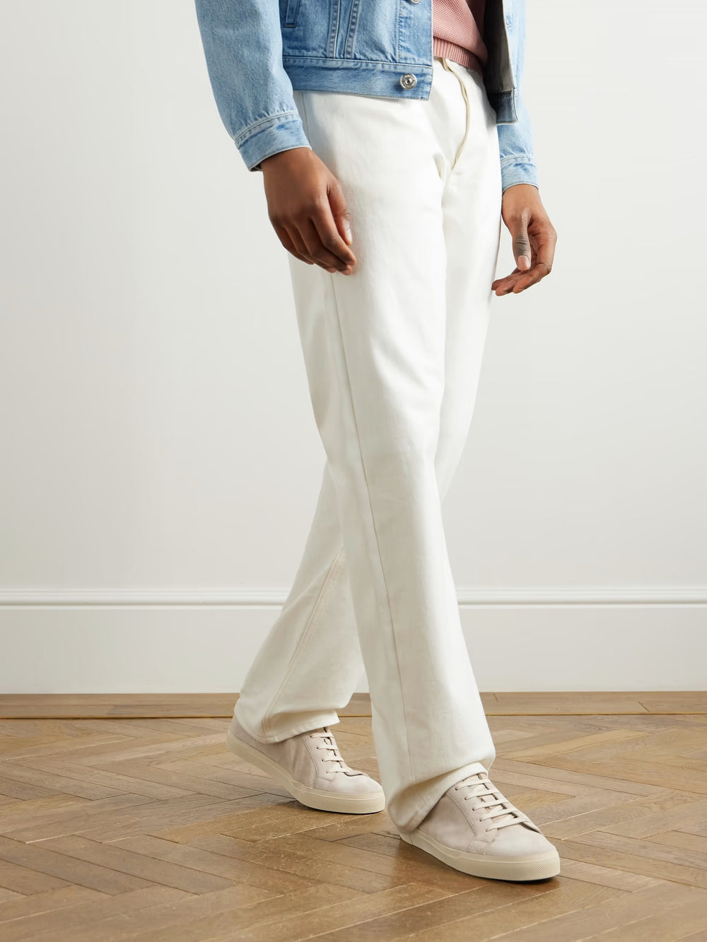 Brunello Cucinelli Milky Vulky Suede Luxury Designer Sneakers at Volonka