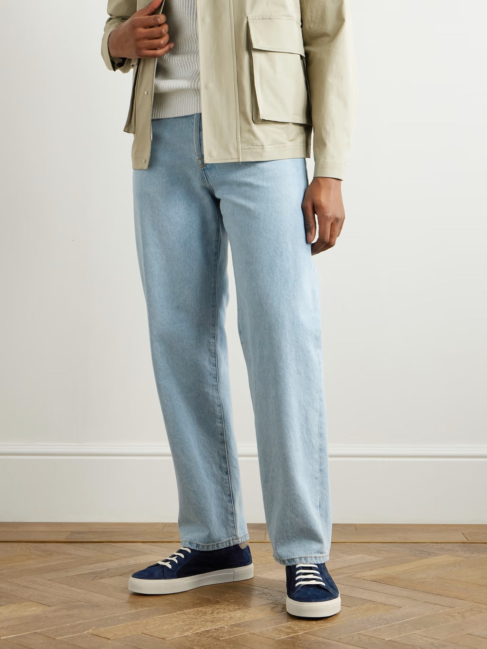 Brunello Cucinelli Navy Vulky Suede Luxury Designer Sneakers at Volonka