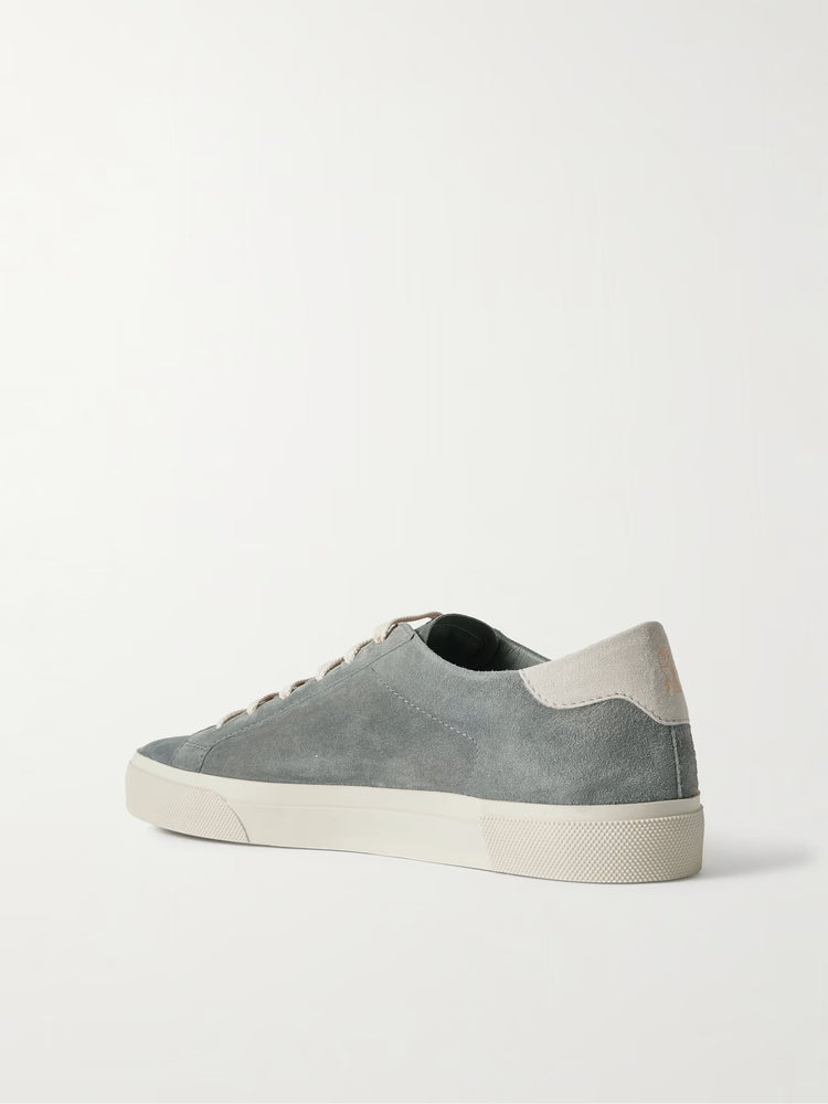 Brunello Cucinelli Lightblue Vulky Suede Luxury Designer Sneakers at Volonka